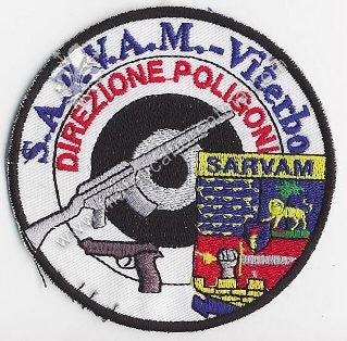 Distintivo della Direzione Poligoni - S.A.R.V.A.M. - Viterbo