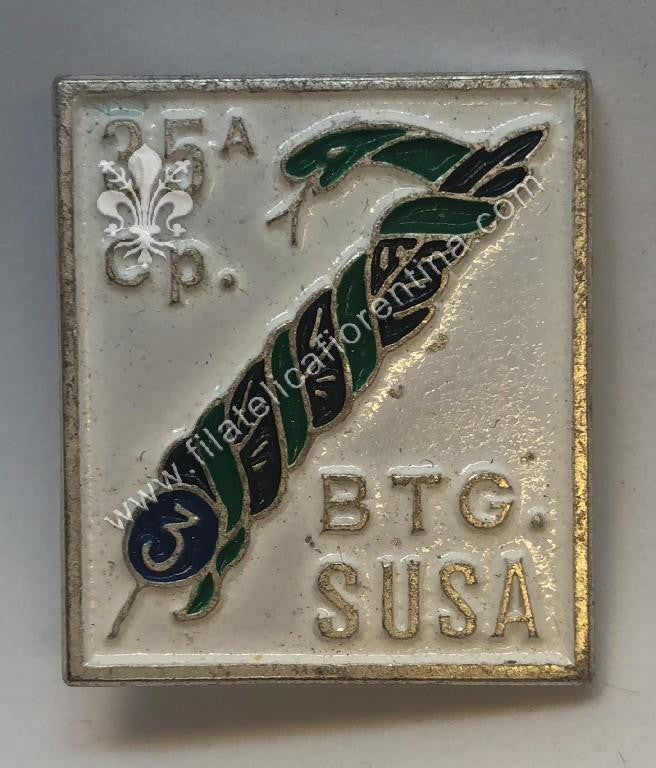 Distintivo Alpini della 35^ Compagnia del Battaglione SUSA - No marchi