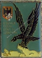 Distintivo Btg. Alpini L'AQUILA - D'aquila penne ugne di leonessa - Macato Labor - Mod. Vetrificato