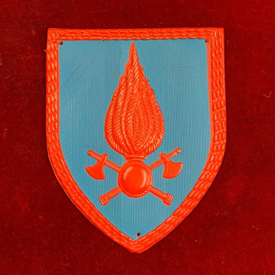 Distintivo Vigili del Fuoco - Mod. plastificato