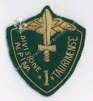 Distintivo della I^ divisione alpina Taurinense - Mod. in canottiglia