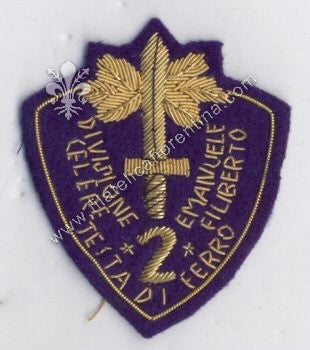 Distintivo della 2^ Divisione Celere - " TESTA DI FERRO " - EMANUELE FILIBERTO