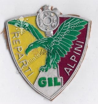 distintivo dei Reparti Alpini - GIL - Mod. in canottiglia