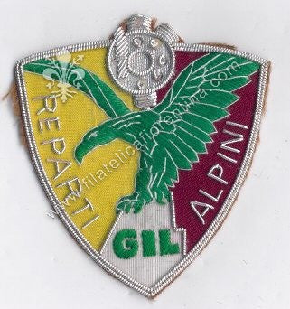 distintivo dei Reparti Alpini - GIL - Mod. in canottiglia