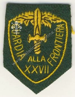 Distintivo dell XXVII guardia alla frontiera