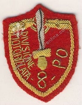 Distintivo Divisione Motorizzata - 8 PO