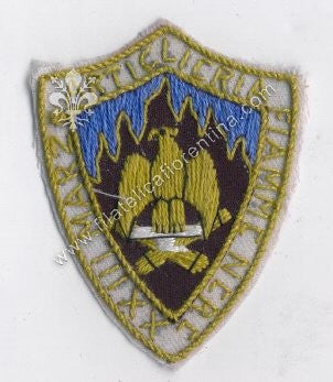 Distintivo Artiglieria - " FIAMME NERE " - XXIII Marzo