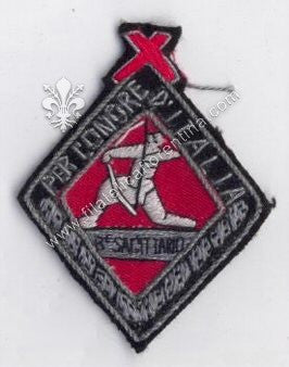 Distintivo della Marina Naz. Repubblicana - " PER L' ONORE D' ITALIA "