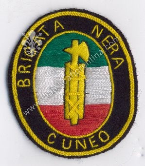 Distintivo della Brigata Nera di cuneo - Mod. in stoffa