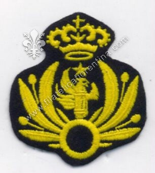 Fregio da Ufficiale della Milizia della strada- su fondo nero