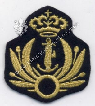 Fregio da Ufficiale della Milizia Portuaria- su fondo nero