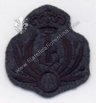 Fregio da milite della Milizia Portuaria- su fondo grigio verde