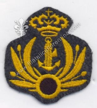 Fregio da Ufficiale della Milizia Portuaria- su fondo grigio verde