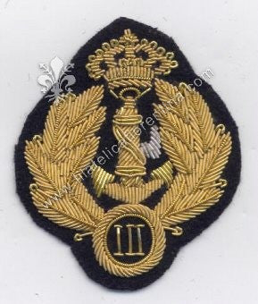 Fregio da Ufficiale del III° BTG. della Milizia Portuaria