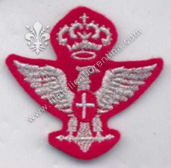 Fregio da Generale con ricamo in filo leggero argentato