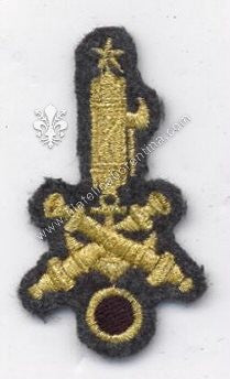 Fregio da Ufficiale della Milizia Artiglieria