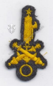 Fregio da Ufficiale della Milizia Artiglieria Marittima