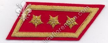 Grado da Console della Milizia- su fondo rosso