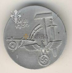 Distintivo della Festa del 1° Maggio 1936 - marcato NOWA NORDD. NICKEL & SILBERWAREN HAMBURG 39