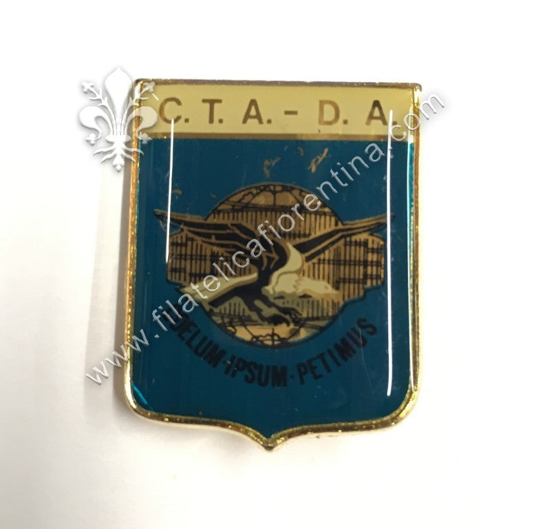 Distintivo Centro Tecnico Addestrativo - Difesa Aerea - Mod. vetrificato senza marchi