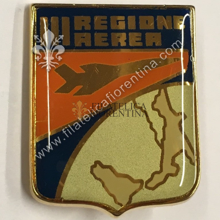 Distintivo della III^ Regione aerea - Mod. vetrificato
