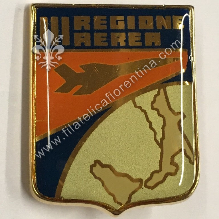 Distintivo della III^ Regione aerea - Mod. vetrificato