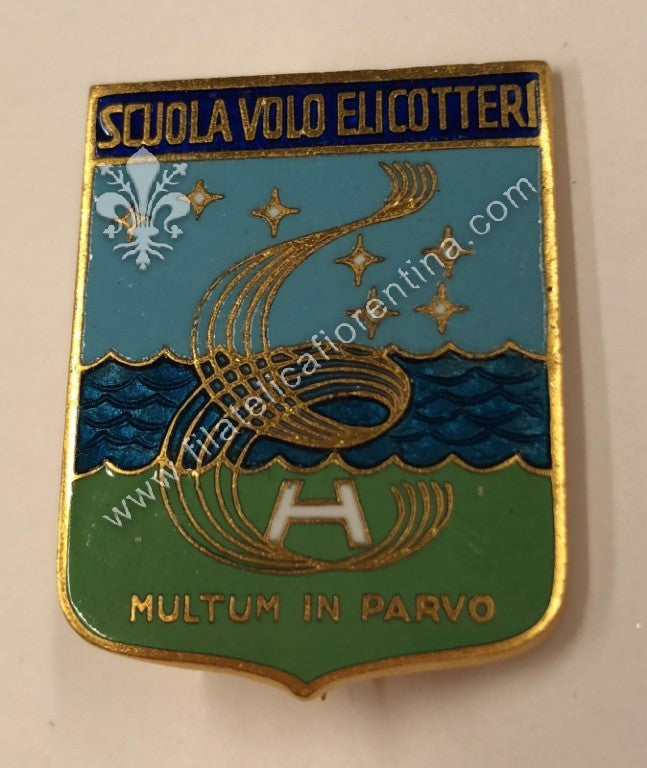 Distintivo " Scuola volo elicotteri "- Mod. marcato S. Johnson