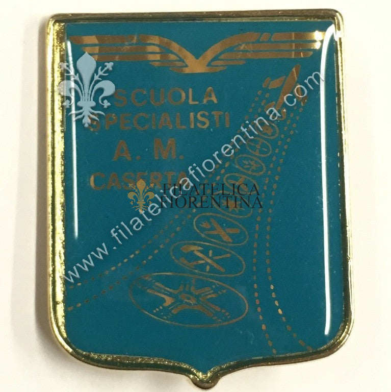 Distintivo della Scuola Specialisti AM Caserta - mod. vetrificato