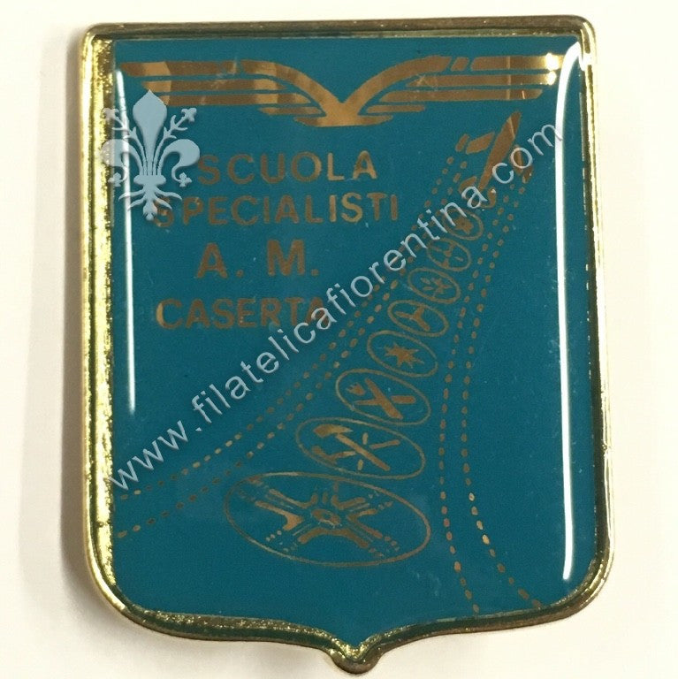 Distintivo della Scuola Specialisti AM Caserta - mod. vetrificato