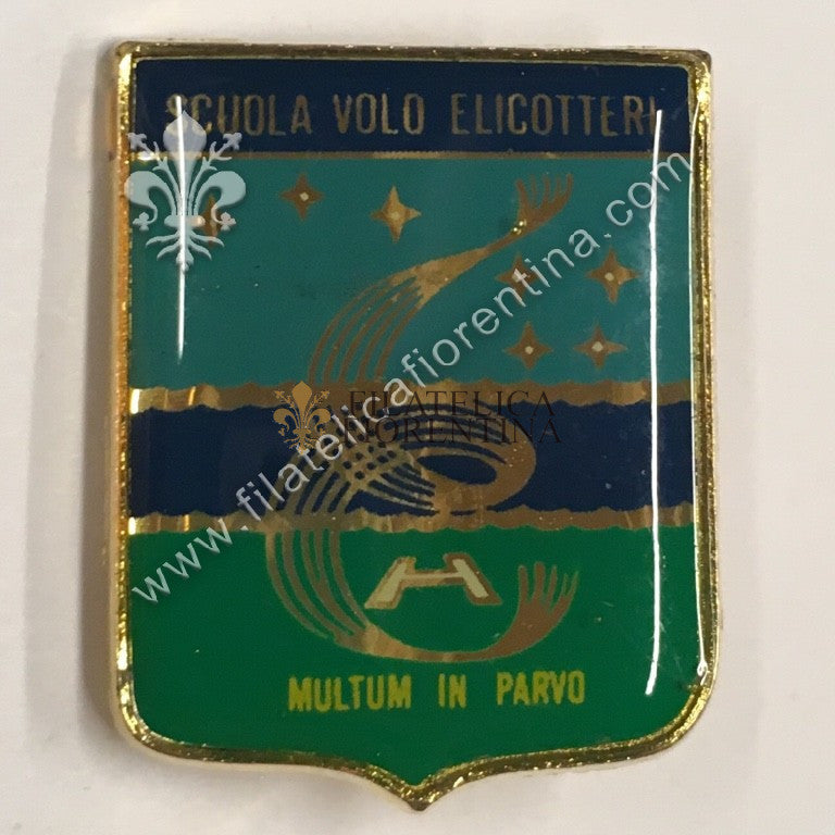 Distintivo della Scuola Volo Elicotteri - Mod. vetrificato