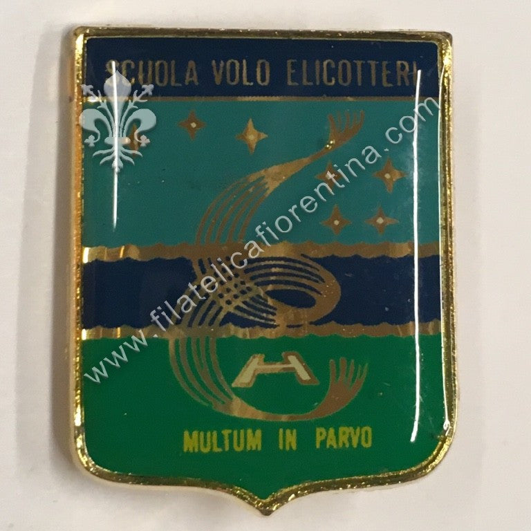 Distintivo della Scuola Volo Elicotteri - Mod. vetrificato