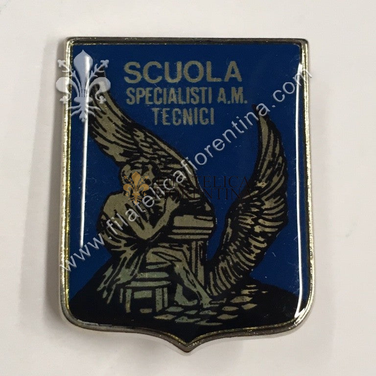 Distintivo della Scuola Specialisti A.M. TECNICI - Mod. vetrificato