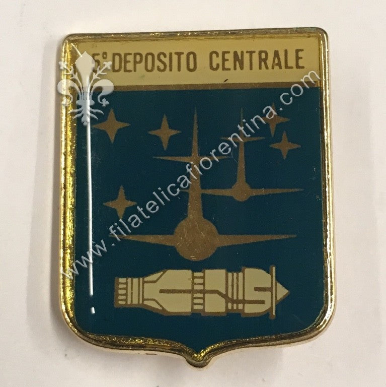 Distintivo del 5° Deposito Centrale - Mod. vetrificato