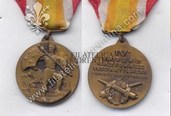 Medaglia del IV ° Raduno Nazionale degli Artiglieri -  Firenze 1935