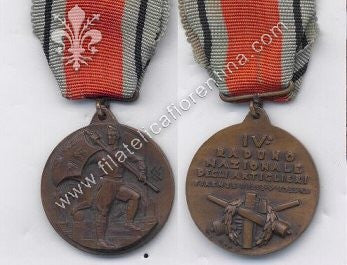 Medaglia del IV° Raduno Nazionale degli Artiglieri - Firenze 1935