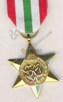 " The Italy Star " - modello dorato