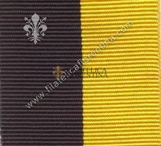 Nastrino nero e giallo Arma Artiglieria - Reggimenti Coloniali