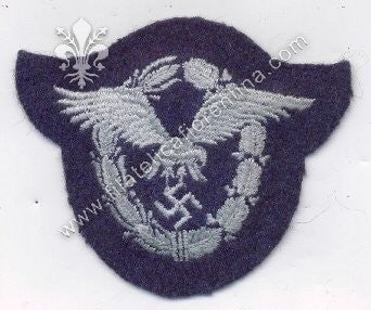 Brevetto da sottufficiale pilota su fondo grigio blu