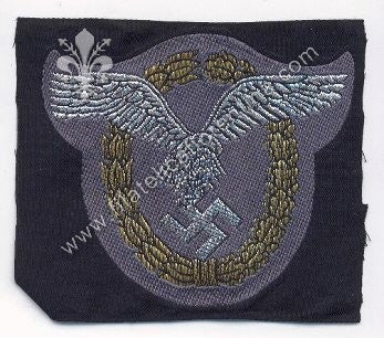 Brevetto da Ufficiale pilota/osservatore in seta  su fondo grigio