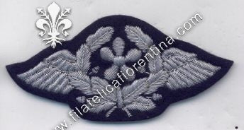 Brevetto da Ufficiale del personale tecnico di volo - in filo argento grosso