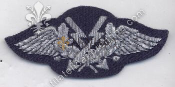 Brevetto da Ufficiale della Luftwaffe - in filo argento grosso