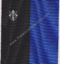 Nastrino blu e nero per Camicie Nere / Reparti automobilistici / Bande Coloniali