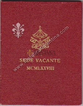 Sede Vacante 1978 - Morte di Paolo VI° - Tiratura 190.500