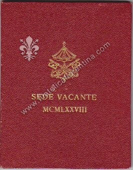 Sede Vacante 1978 - Morte di Paolo VI° - Tiratura 190.500