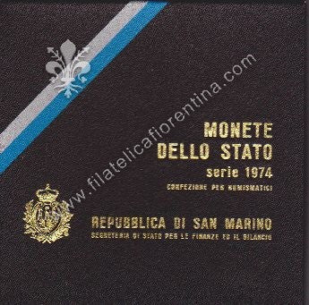 Serie Divisionale 1974  - Tematica Focolare domestico- Tiratura 219.867