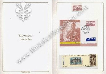 La Repubblica italiana nei francobolli GRANDI EVENTI . Divisione Filatelica