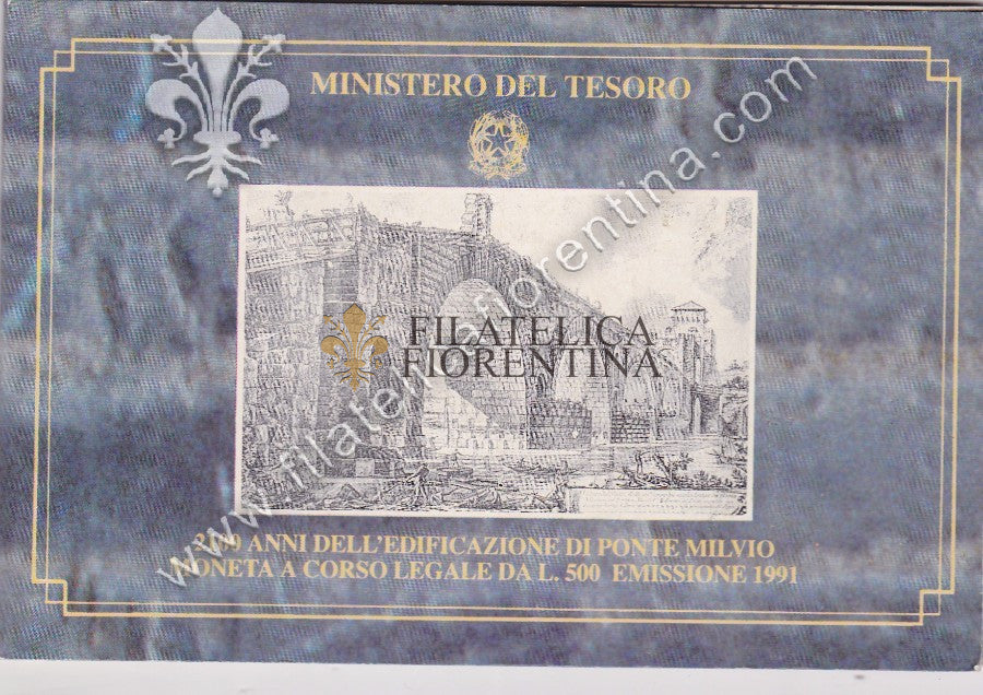 445 - 2100 Anni dell'edificazione di Ponte Milvio 1991