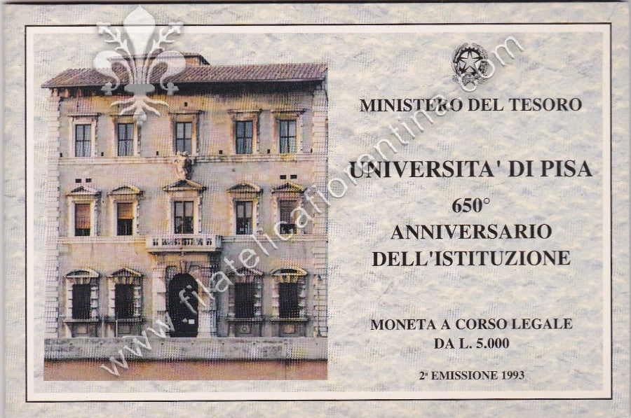 460 - 650° Anniversario dell'Università di Pisa 1993