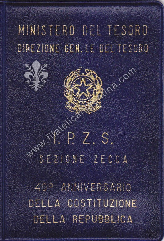 433 - 40° Anniversario della Costituzione 1988
