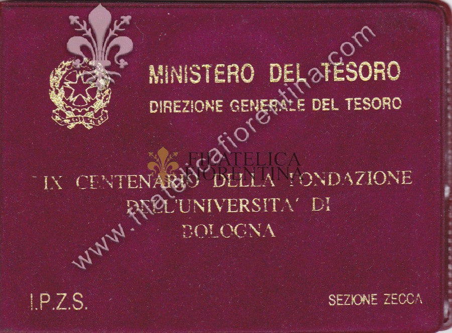 436 - IX° Centenario della Fondazione dell'UniversitÃ  di Bologna 1988